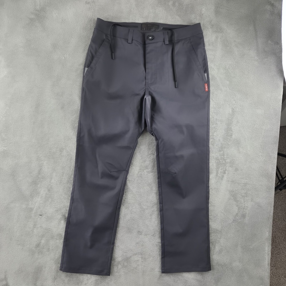 KETL Mountain Apparel Tomfoolery Chino Travel Gray Pants Mens Large 33x32 Hiking